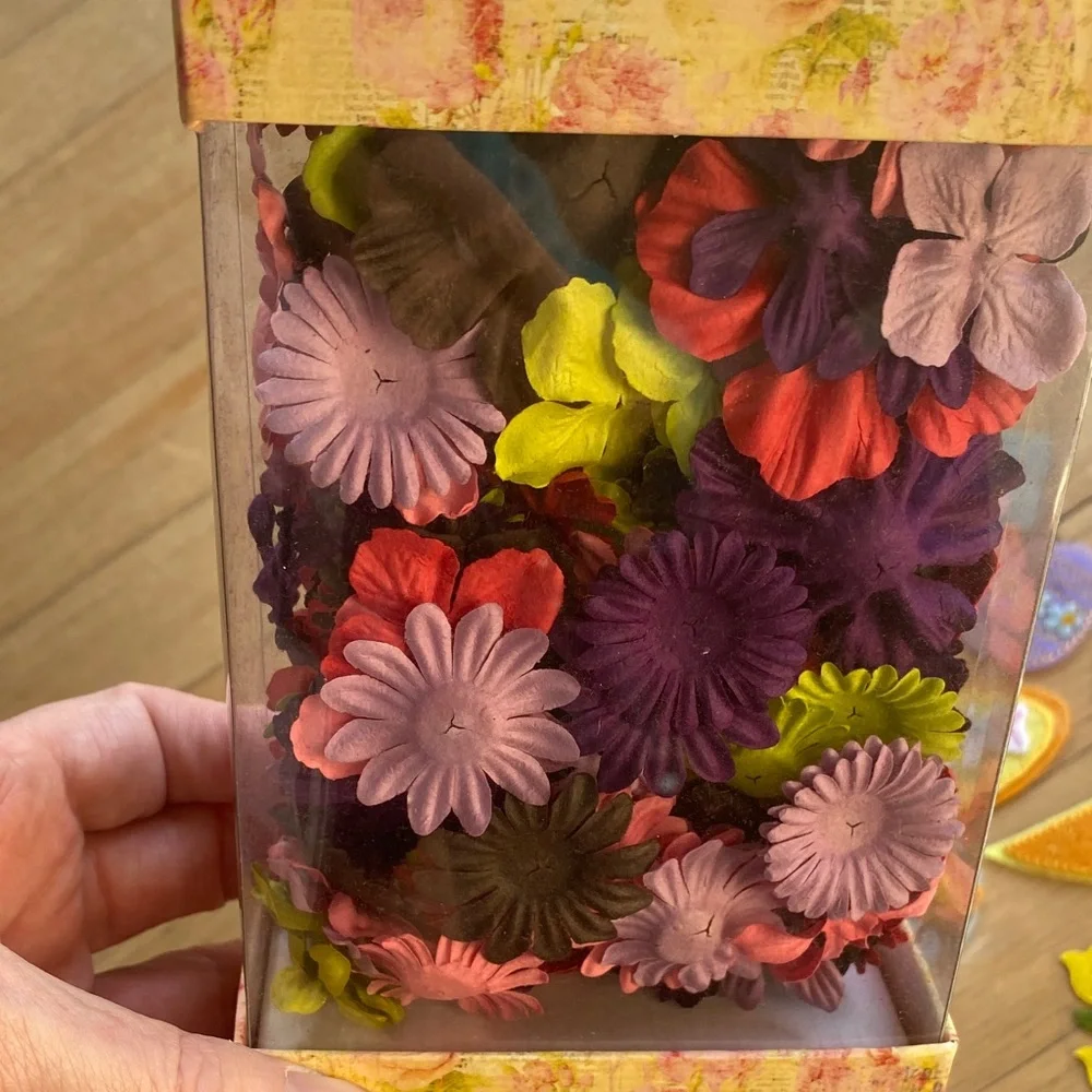 Easter Junk Journal Kit Spring Scrapbook Bundle Floral Vellum Sticker Set